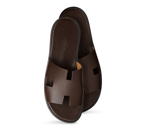 hermes leather sandals men